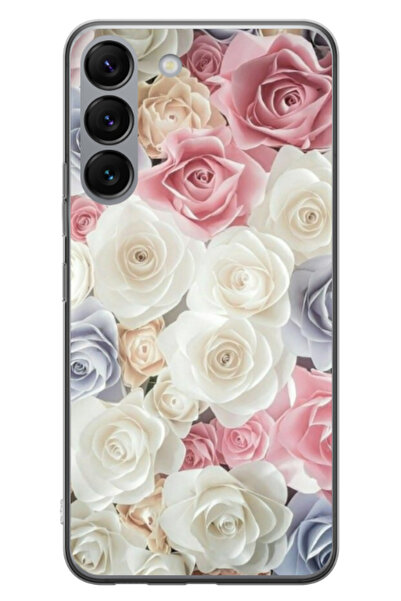 Atlas Husa personalizata pentru Samsung Galaxy S23 Plus, model Flowers #23, S...