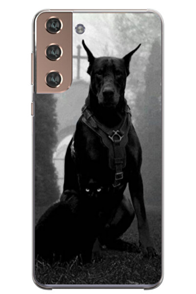 Atlas Husa personalizata pentru Samsung Galaxy S22, model Doberman, S1D1M0018