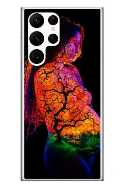Atlas Εξατομικευμένη θήκη για Samsung Galaxy S23 Ultra, μοντέλο Colorful #7, ...