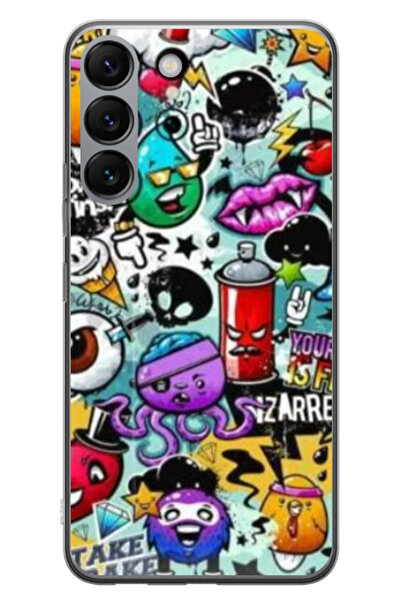 Atlas Персонализиран калъф за Samsung Galaxy S23 Plus, модел Grafiti, S1D1M0289