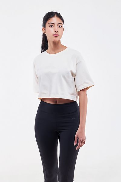 duneus Women's Crop Top - Beige