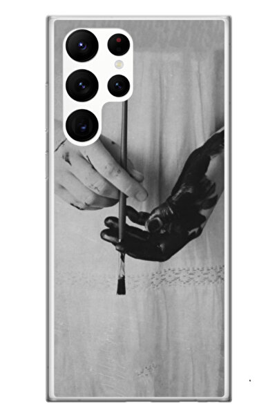 Atlas Εξατομικευμένη θήκη για Samsung Galaxy S23 Ultra, μοντέλο Black Paint, ...