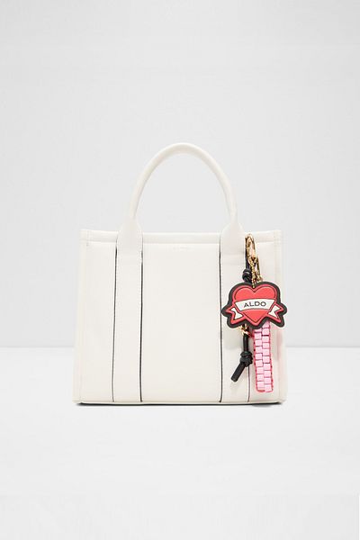 Aldo Whatisadam04 - Women's White Decorated Shoulder Bag