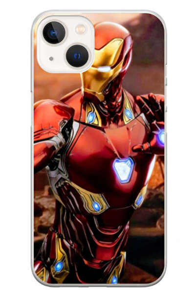 Atlas Husa personalizata pentru Apple iPhone 13, model Iron Man #1, S1D1M0102