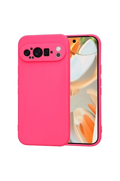 Tim Protective Case for Google Pixel 9 Pro by Timacondesign, A54, Canvas, Hot Soft Rose