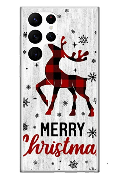 Atlas Персонализиран калъф за Samsung Galaxy S23 Ultra, модел Merry Christmas...