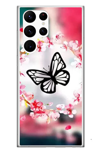 Atlas Εξατομικευμένη θήκη για Samsung Galaxy S23 Ultra, μοντέλο Butterfly #8,...