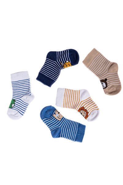 ebebek Hello Baby HelloBaby Erkek Bebek 5'li Soket Çorap