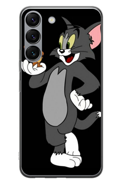 Atlas Husa personalizata pentru Samsung Galaxy S23 Plus, model Tom and Jerry ...