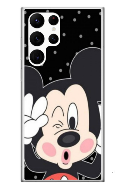 Atlas Персонализиран калъф за Samsung Galaxy S23 Ultra, модел Мики #1, S1D1M0124