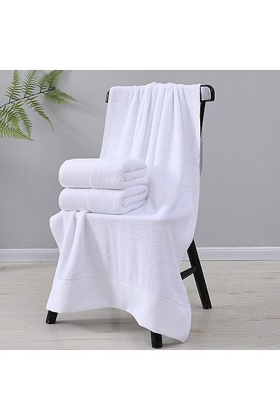 SKY TOUCH SKY-TOUCH Bath Towel 100% Cotton 2pcs, Premium Hotel Quality Large Bath Towel 70x140 cm, 600 GSM Pre