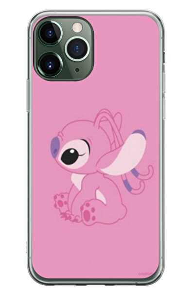 Atlas Husa personalizata pentru Apple iPhone 11 Pro Max, model Pink Stitch, S...