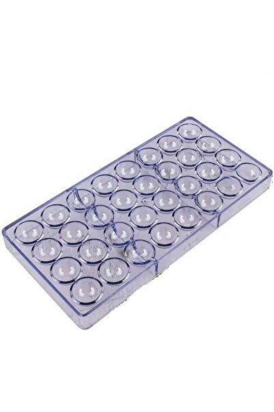 ELEGANT HOME قالب شوكولاتة أكريليك على شكل نصف كرة