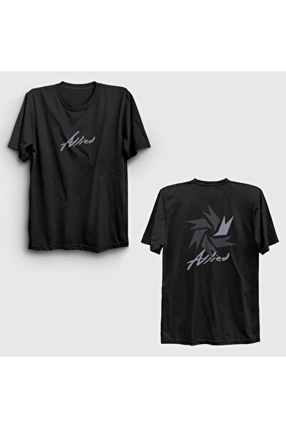 Presmono Unisex Siyah Allied Daniel Park Lookism Sırt Baskılı T-Shirt 565680tt