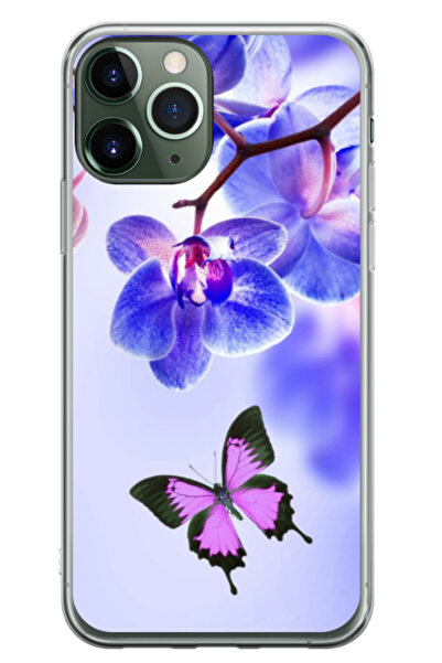 Atlas Husa personalizata pentru Apple iPhone 11 Pro Max, model Butterfly #2, ...