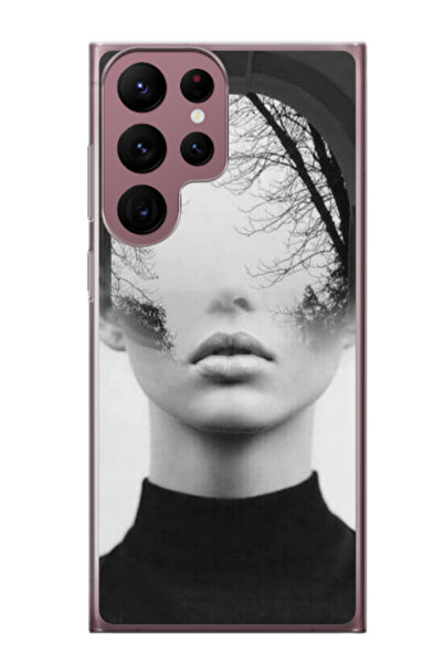 Atlas Εξατομικευμένη θήκη για Samsung Galaxy S22 Ultra, μοντέλο Abstract Lady...