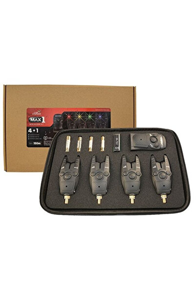 FishEdge Set 4+1 Avertizori Pescuit Carp Expert MAX1, waterproof, raza 150m, ...