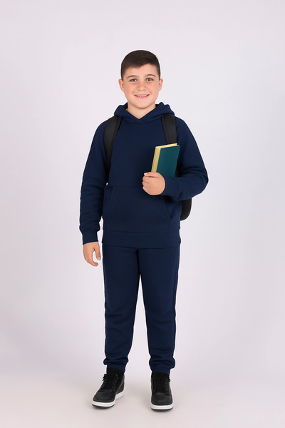 cm buseyiz Children's School Tracksuit Set – Comfortable Fit with Kangaroo Pocket
