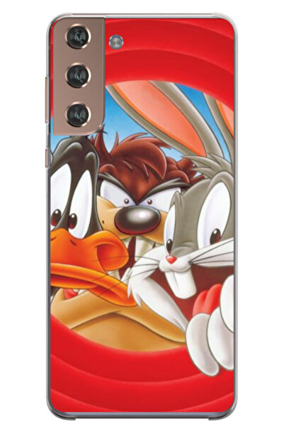 Atlas Персонализиран калъф за Samsung Galaxy S22 Plus, модел Looney Tunes #2,...