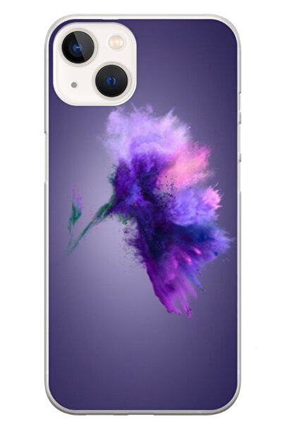 Atlas Husa personalizata pentru Apple iPhone 13 Mini, model Flowers #19, S1D1...