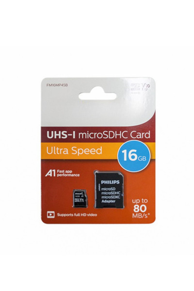 Rabelix Online Marketing 16Gb Class10 Uhs-I U1 Tf Micro Sdhc Memory Card with Adapter