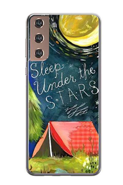Atlas Husa personalizata pentru Samsung Galaxy S21 Plus, model Let's sleep un...