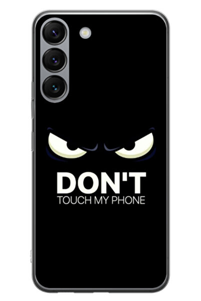 Atlas Husa personalizata pentru Samsung Galaxy S23, model Don't touch my phon...
