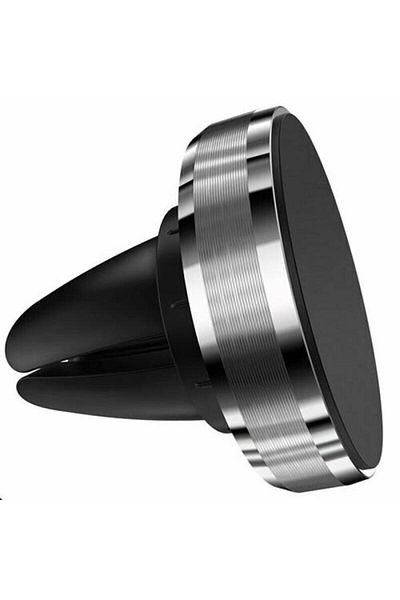 Lamtech Magnetic Car Phone Holder for Ventilation Grid (Black/Silver)