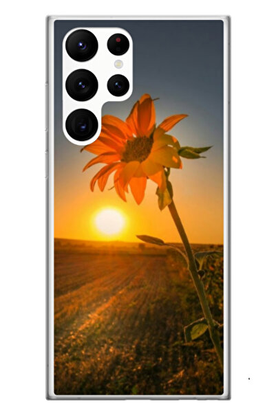 Atlas Εξατομικευμένη θήκη για Samsung Galaxy S23 Ultra, μοντέλο Sunflower #2,...