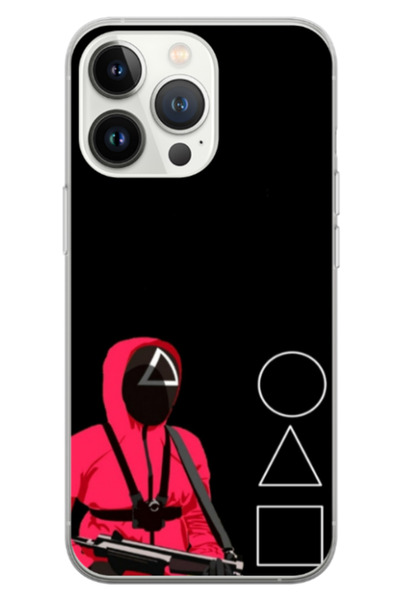 Atlas Husa personalizata HQ Print pentru Apple iPhone 15 Pro, Squid Game #5, ...
