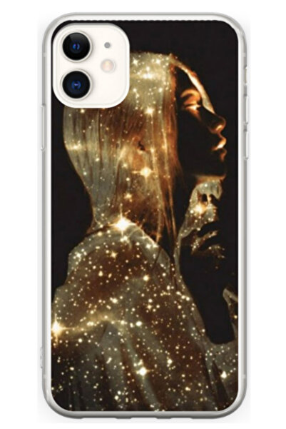 Atlas Husa personalizata pentru Apple iPhone 11, model Golden Girl, S1D1M0350