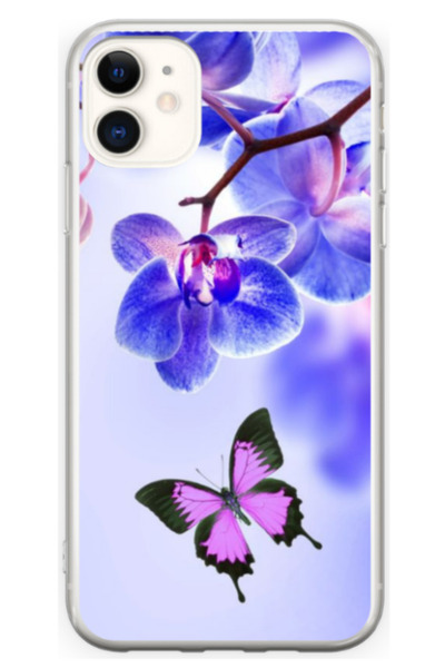 Atlas Husa personalizata pentru Apple iPhone 12 Mini, model Butterfly #2, S1D...