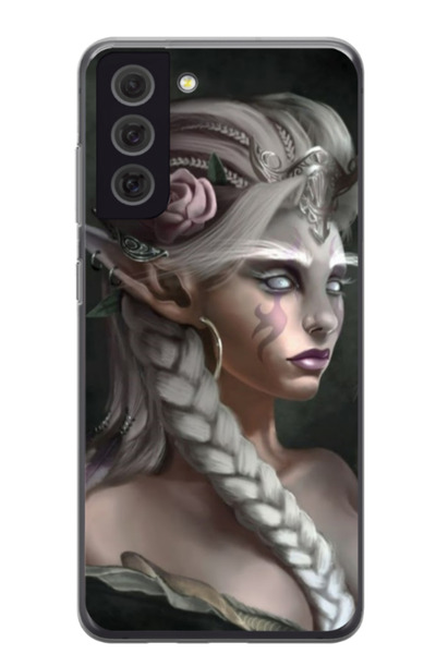 Atlas Husa personalizata pentru Samsung Galaxy S21 FE, model Alien Queen, S1D...