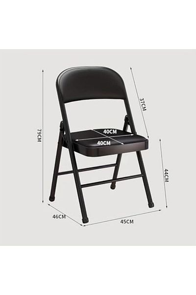 SKY TOUCH SKY-TOUCH Portable Folding Chair with Padded Seat, Multi-Functional for Home, Office, Dining, Outdoo