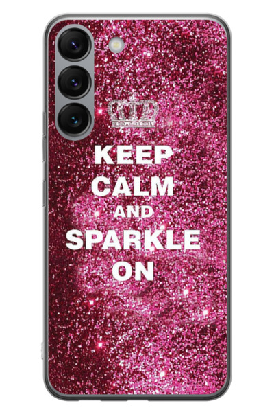 Atlas Personalized case for Samsung Galaxy S23, Keep Calm and Sparkle On mode...