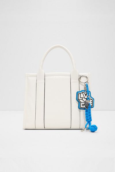 Aldo Tgoodman04 - Women's White Decorated Shoulder Bag