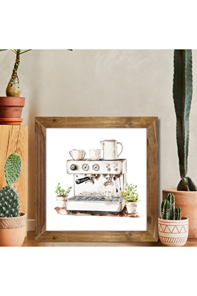 woodhomeworks One Piece Real Wood Framed Kitchen Decor Τραπέζι τετράγωνο