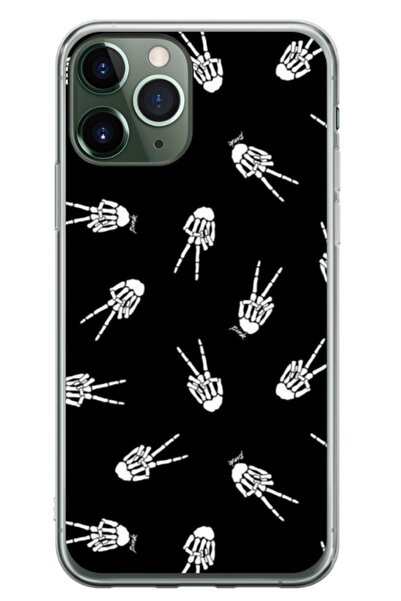 Atlas Husa personalizata pentru Apple iPhone 11 Pro, model OK Skelly, S1D1M0388