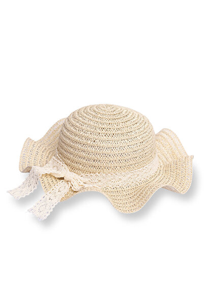 ebebek Hello Baby HelloBaby Kız Bebek Kurdeleli Hasır Şapka