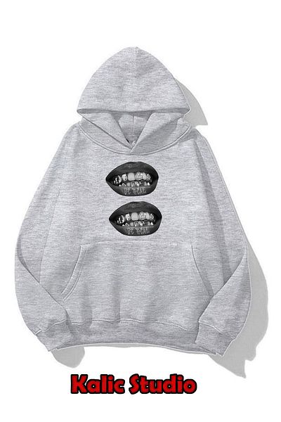Kalic Studio Grillz Oversize Sweatshirt Gray