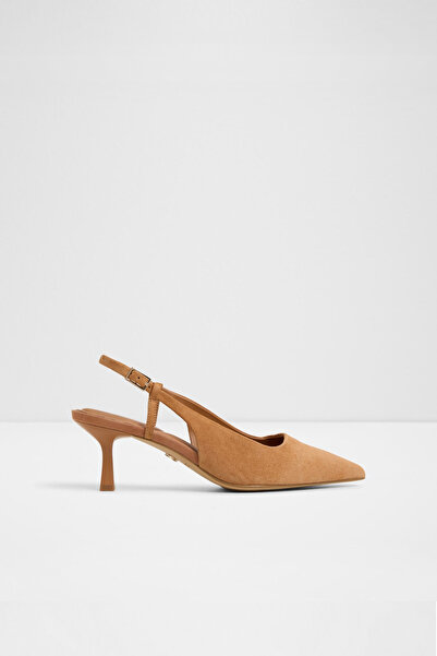 Aldo ADAN - Kadın Açık Kahverengi İnce Topuklu Hakiki Deri Ayakkabı