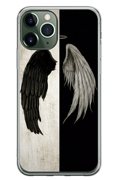 Atlas Персонализиран калъф за Apple iPhone 12 Pro Max, модел Ангелски крила, ...