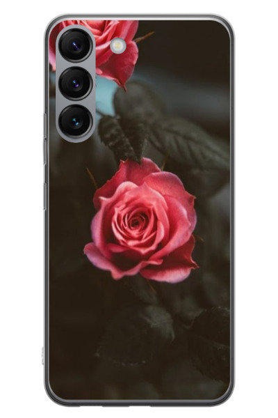 Atlas Husa personalizata pentru Samsung Galaxy S23 Plus, model Flowers #11, S...