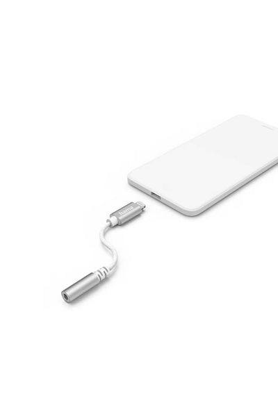 Hama Audio Adapter 201523, Lightning - 3.5mm Jack (White)