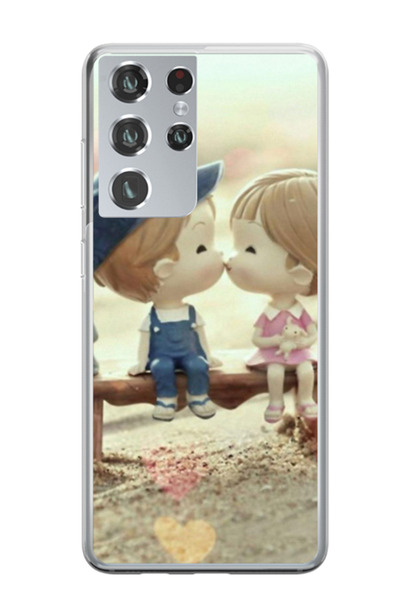 Atlas Εξατομικευμένη θήκη για Samsung Galaxy S21 Ultra, μοντέλο Kiss, S1D1M0259