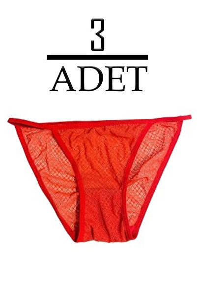 VENÜS SEAMLESS 3'lü Kadın Dantelli Slip Külot