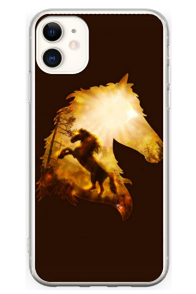 Atlas Персонализиран калъф за Apple iPhone 12, модел Horse #1, S1D1M0098