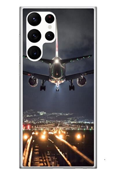 Atlas Εξατομικευμένη θήκη για Samsung Galaxy S23 Ultra, μοντέλο Airplane Land...