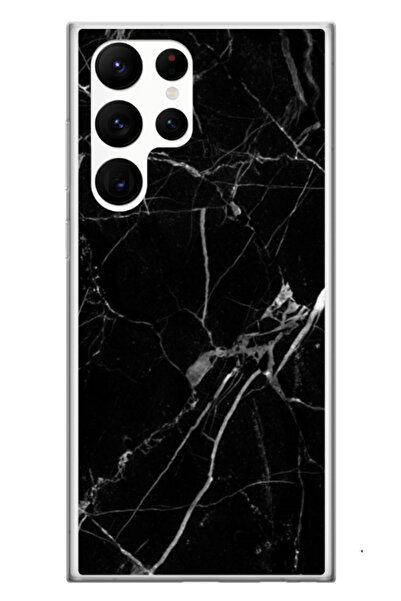 Atlas Husa personalizata Samsung Galaxy S24 Ultra, Black Marble, multicolor, S1D1M0229