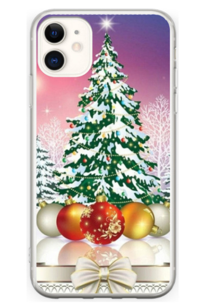 Atlas Husa personalizata pentru Apple iPhone 11, model Christmas Tree #1, S1D...
